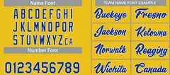 Yellow Royal-White Sets Basketball Jersey 4