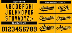 Yellow White Authentic Pullover Baseball Jersey 3