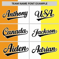 Yellow White-Orange Maverique Pride Color Block Baseball Jersey 3