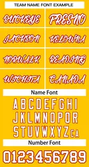 Yellow White-Red Classic Basketball Jersey 3