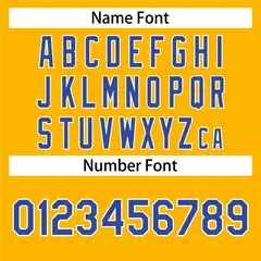 Yellow White-Royal Classic Style Baseball Jersey 4