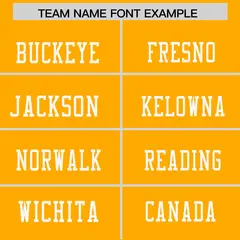 Yellow White Shoulder Star Pattern Flag Football Jersey 3